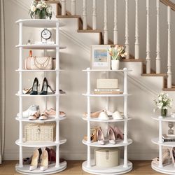 6 Shelf Rotating Rack