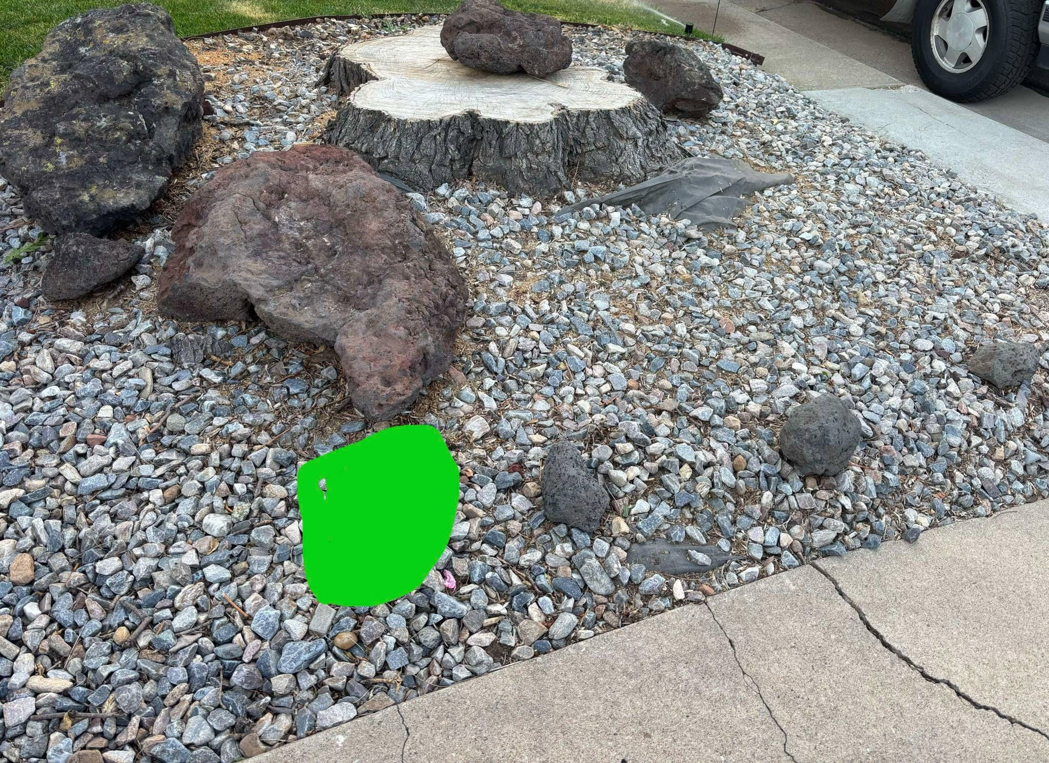 Big And Small Lava Rock
