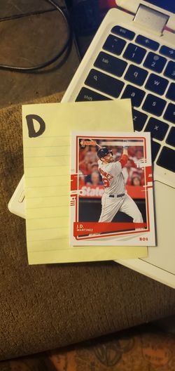 J.d. martinez baseball card