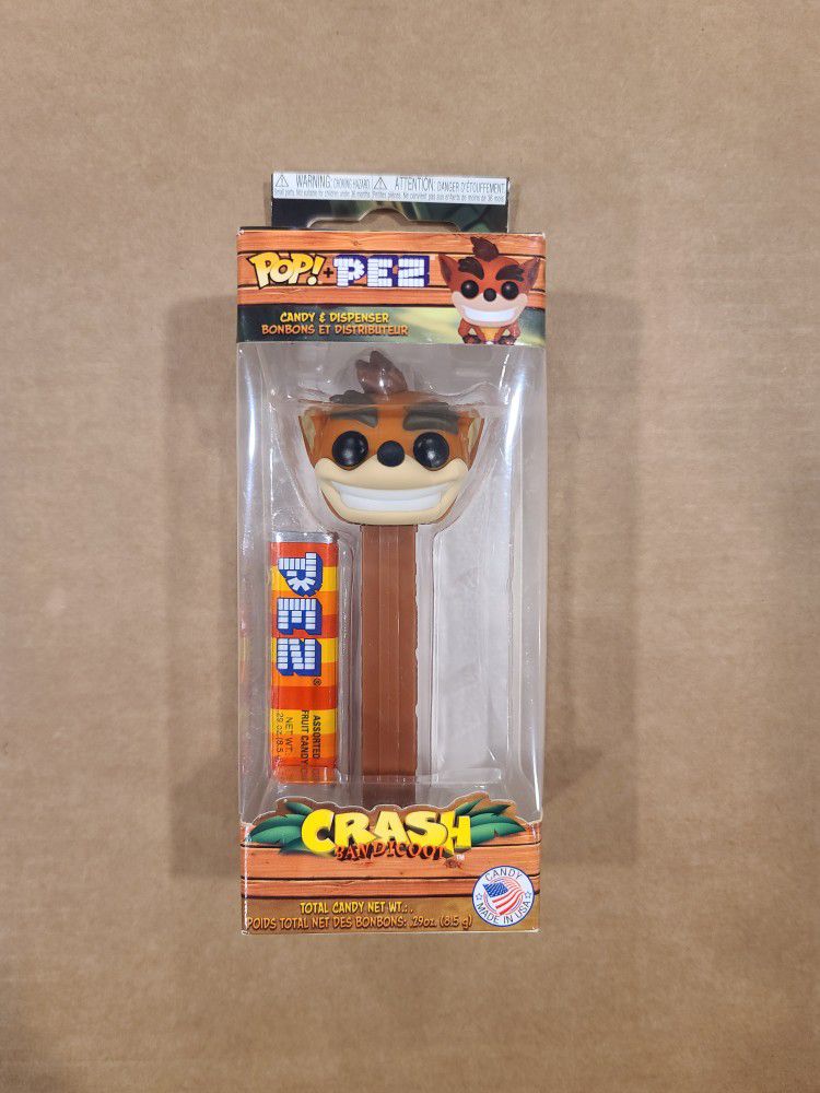 Crash Bandicoot Pop Pez Dispenser
