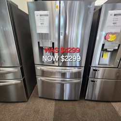 30 Cu. Ft. 4 Door French Door Refrigerator, Door IN Door, Full Convert Drawer, Craft Ice 