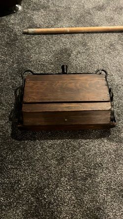 Antique push carpet sweeper
