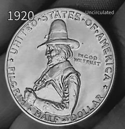 1920 Half Dollar "Pilgrim Tercentenary Celebration" Uncirculated 