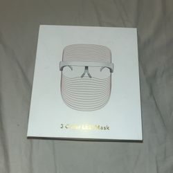 LED Face Mask Light Therapy 3 Colors Light Therapy Facial Photon Beauty Device 