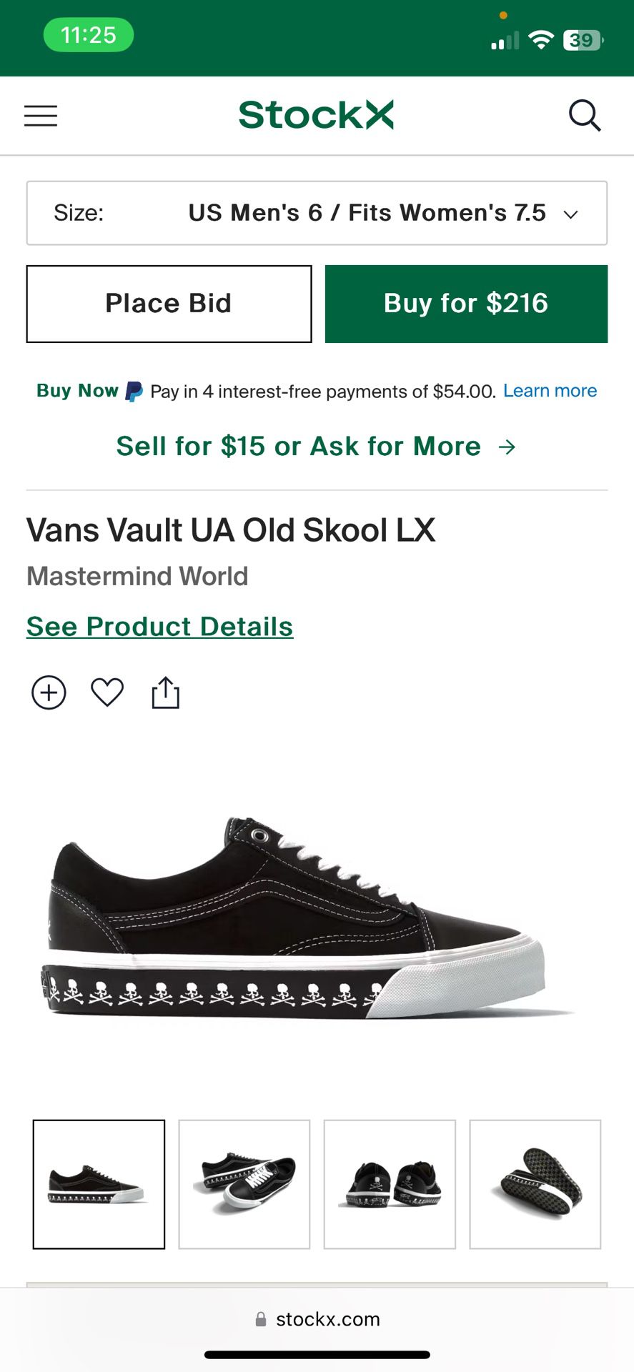 Mastermind X Vans Shoes