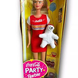1998 Coca-Cola Party Barbie Doll Special Edition