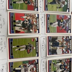 Patriots Football cards