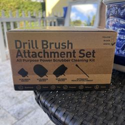 Drill Brush Attachment Set New In Box