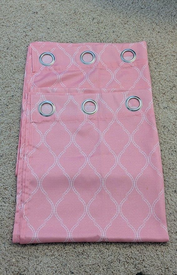 Pink Curtain - $10