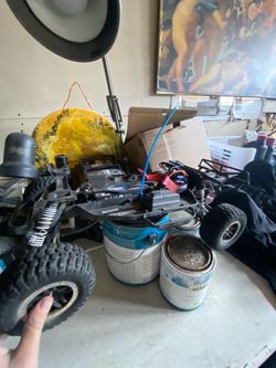 RC Monster Truck Chassis with Electronics