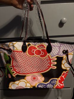 Hello Kitty Floral Tote Bag