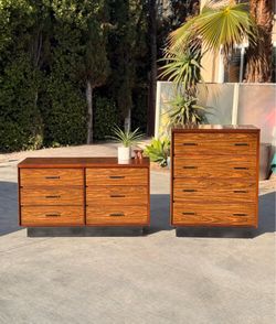*FREE DELIVERY* 🚚 MCM Bassett Dresser Set (Highboy and Lowboy Dressers)