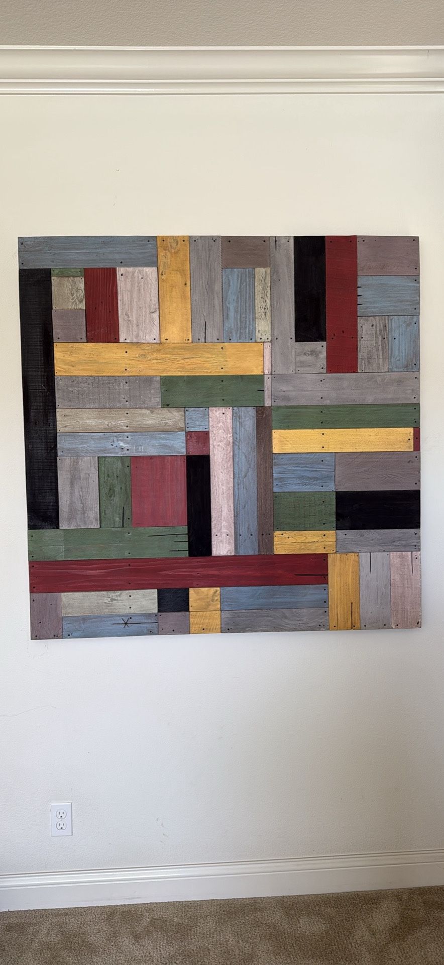 Pottery Barn Wood Wall Art
