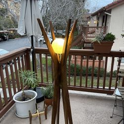 Coat Rack With Lamp
