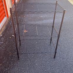 A Metal Storage Shelf 