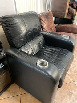 Octane power leather recliner chair