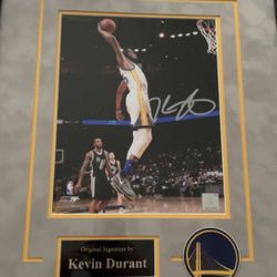 Signed Kevin Durant Framed Picture