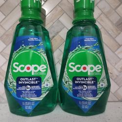 Scope Outlast 33.8 FL OZ $3 each