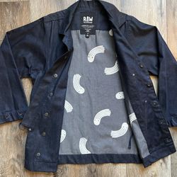 RARE Pharrell Williams G-Star RAW For The Ocean Limited Edition Denim Jacket Med