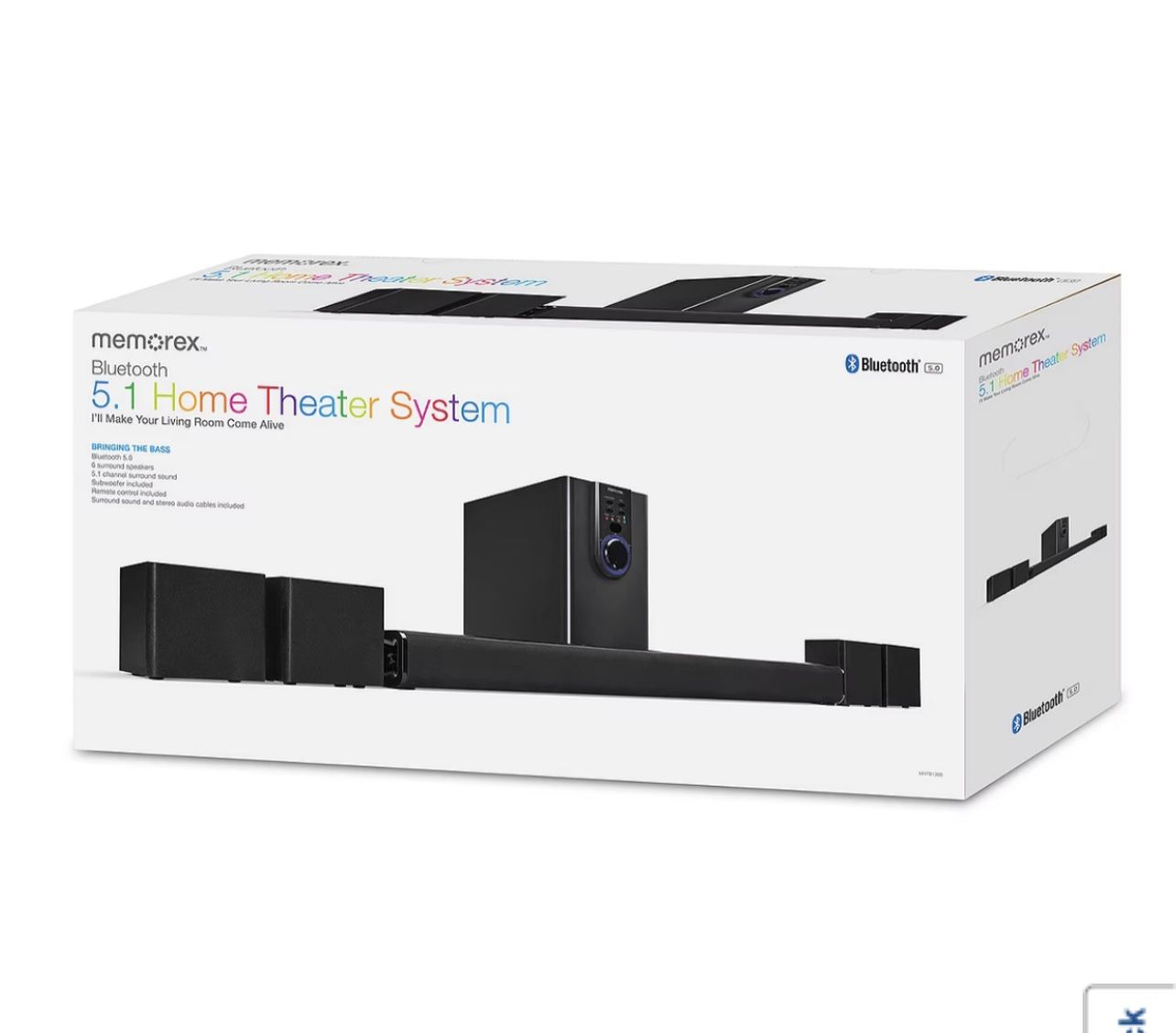 Memorex Bluetooth Home Theater System - Main Image