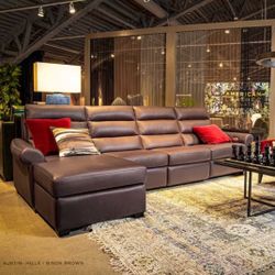 Leather Sectional By American Leather