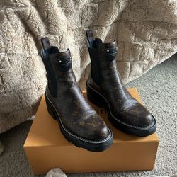 Louis Vuitton Leather Boots