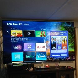 85 Inch Roku Onn Tv