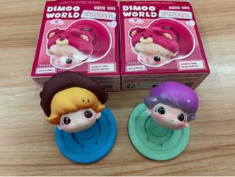 Dimoo World Magnetic Phone Holder Mystery Blind Box Pop Mart Disney Pixar Pop Socket Woody Buzz Lightyear Toy Story