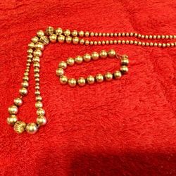 Handmade Antique/Vintage Sterling Silver Necklace/Bracelet Set