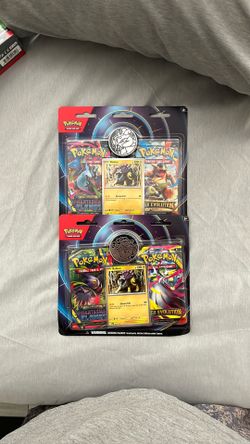 Phantasmal Flames and Mega Evolution Blisters - Pokémon Trading Cards