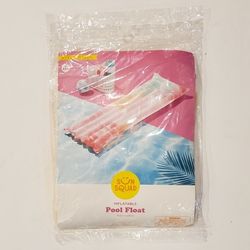 Inflatable Pool Float (built-in pillow)