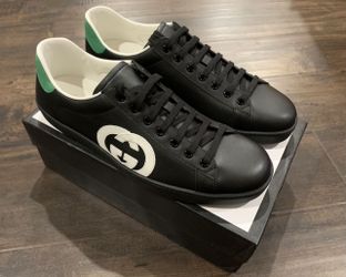 New Men’s Gucci GG Sneaker Ace // GG Design/ Strap GG // Size 11 // ORIGINAL w/ RECEIPT