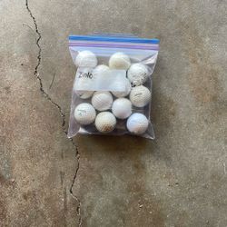 A Dozen Misc Golf Balls – Clean – Good Condition