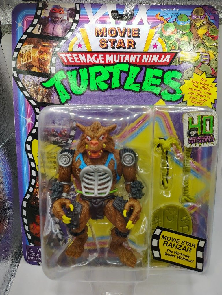 Playmates Teenage Mutant Ninja Turtles Classic Movie Star Rahzar TMNT 2024 New