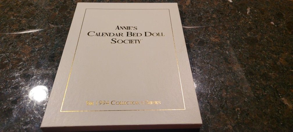 Annie's Calendar Bed Doll Society: The 1994 Collector Series