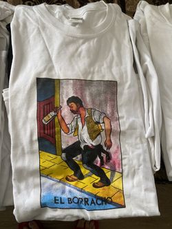 El borracho white shirt M,L