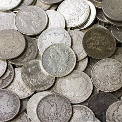 Authentic US Morgan Silver Dollar Coins