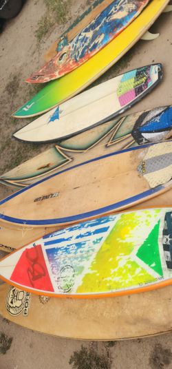 Surfboards They Range From $50 To $80