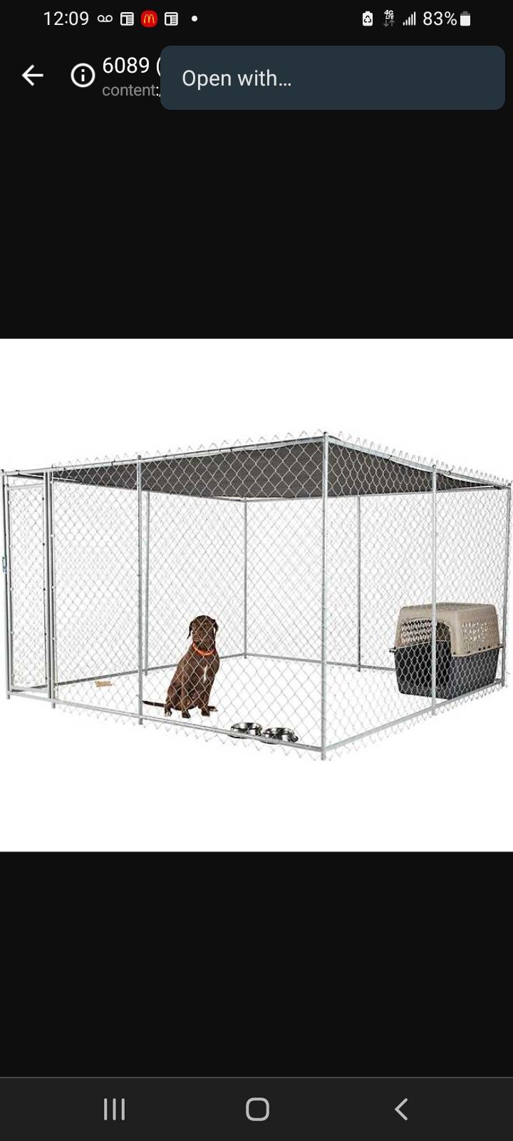 Outdoor Dog Kennel 