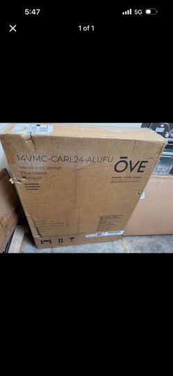 OVE 24" Aluminum Medicine Cabinet - New in Box