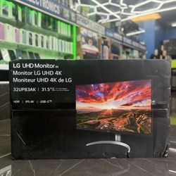 LG UHD Monitor 4K 31.5 (TAKE IT HOME IN PAYMENTS)