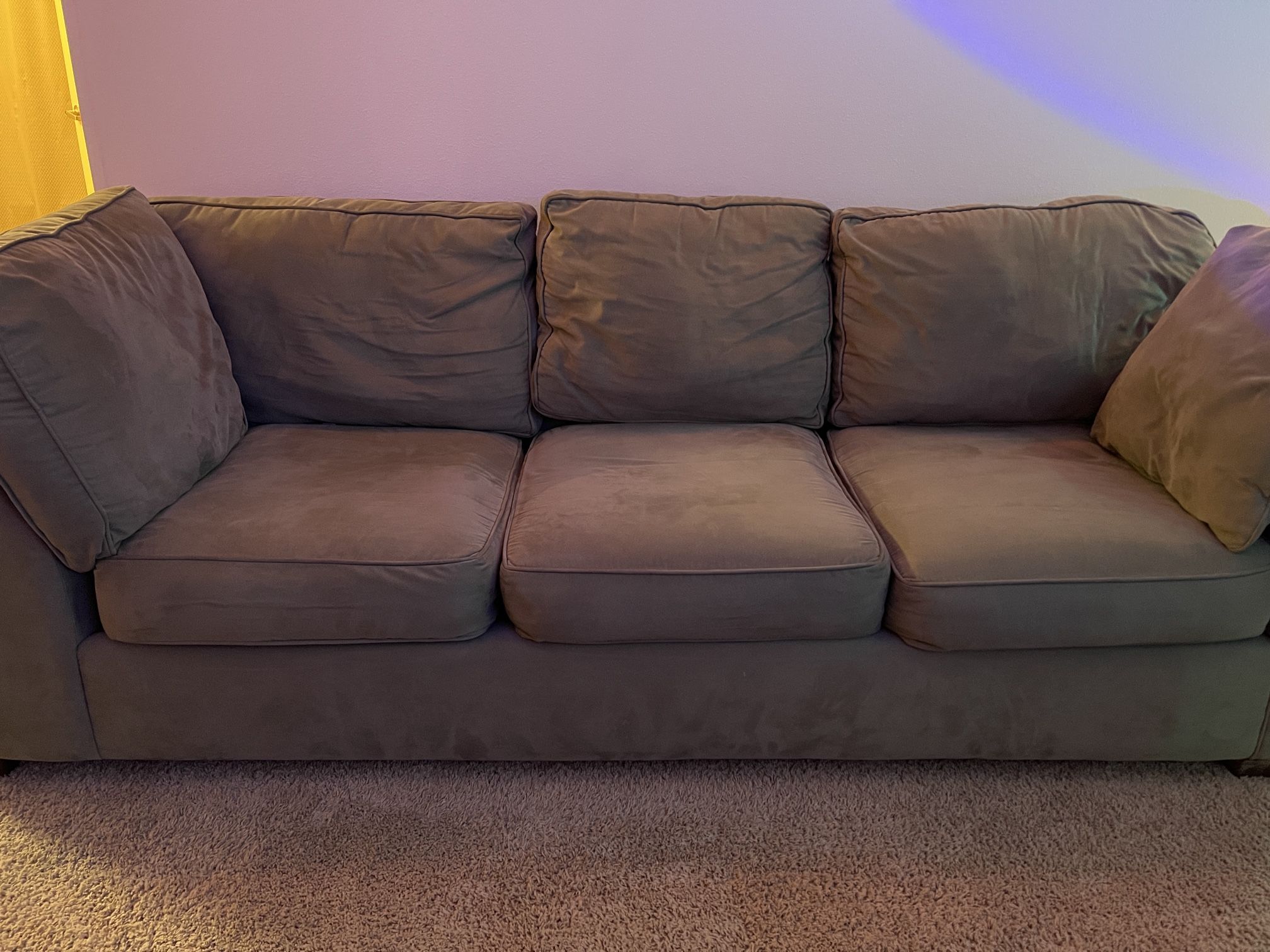 Full Size Pull Out Couch + Queen Size Bed + Cabinet