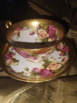 Vintage porcelain tea cup