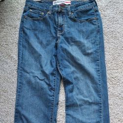 Denizen Levis Totally Shaping Womens Size 10 Boot Cut Jeans Med Wash