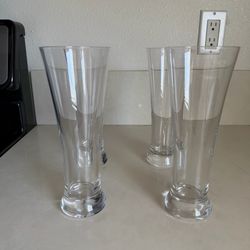 4 beer glasses