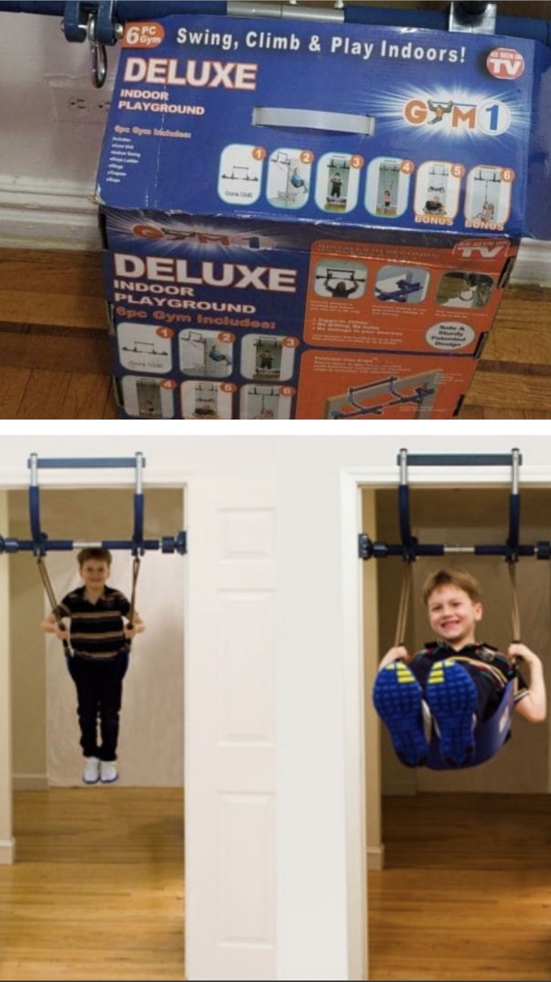 Indoor Swing And Gym Set