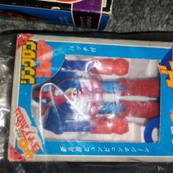 Vintage 1970s Japanese Robots Shogun Warriors  Bullmark Diapolon Metal Robots