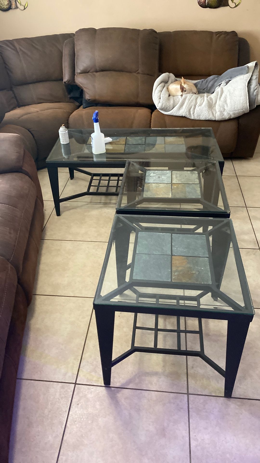 End Tables And Matching Coffee Table