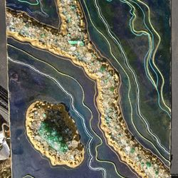Geode Resin Wall Decor