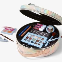 Ulta Beauty 33 Piece Makeup Set W Mirrored Case 